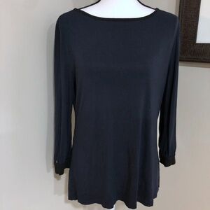 *THE LIMITED* Navy Blue Long Sleeve Shirt Size M